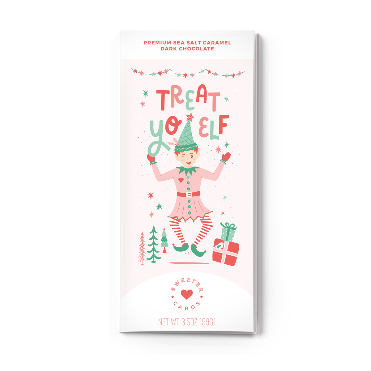 Treat Yo Elf Card + Chocolate Bar
