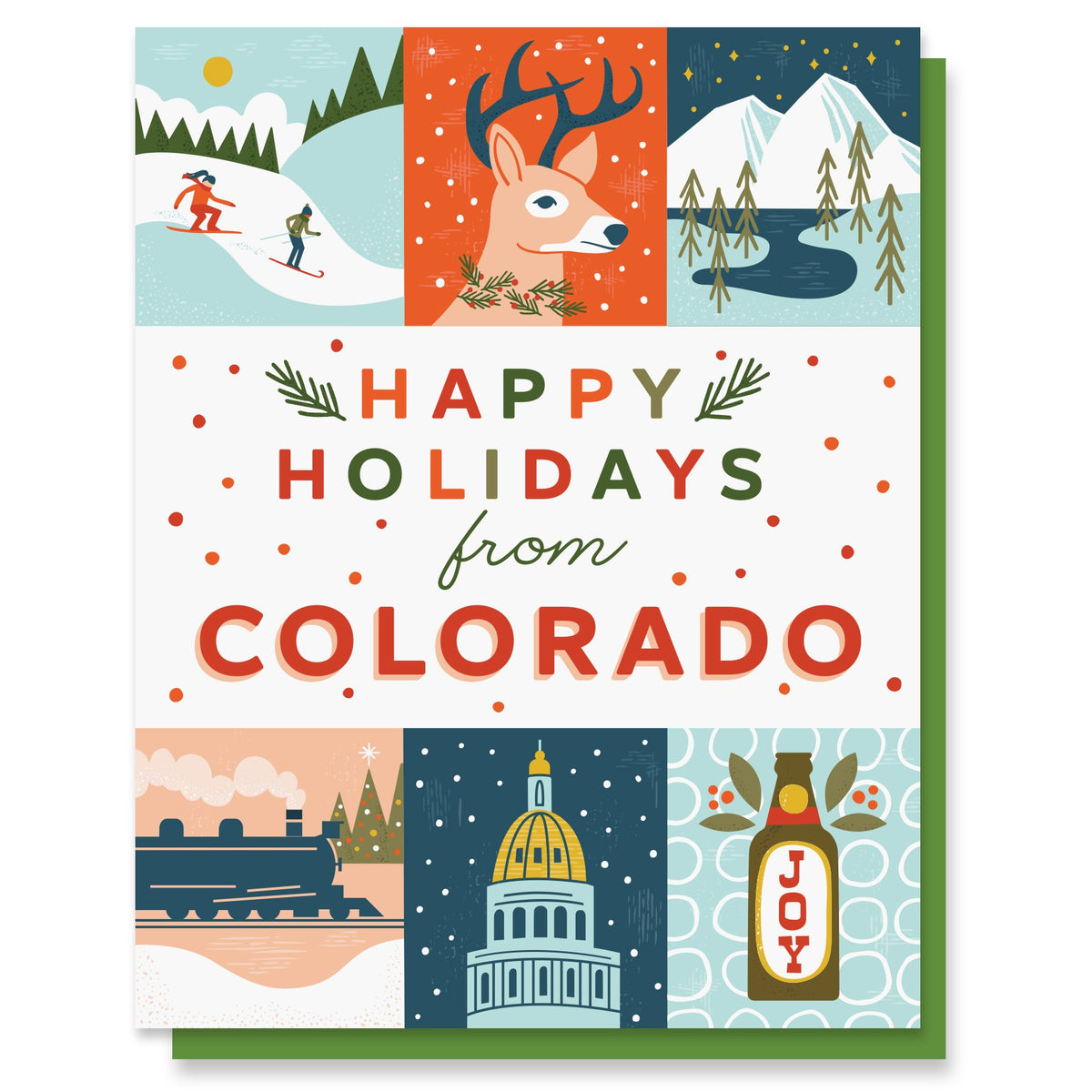 Happy Holidays from CO :: Single Card