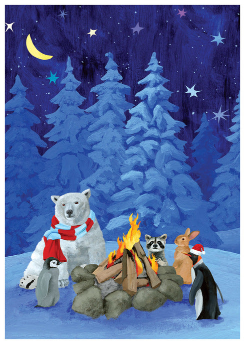 Campfire Critters Boxed Holiday Cards