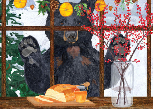 Hearth Black Bear Holiday Cards