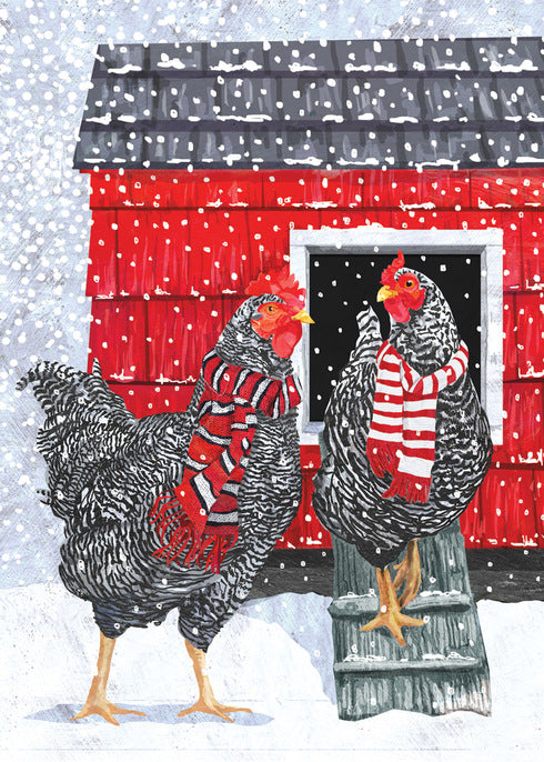 Happy Holiday Hens Boxed Holiday Cards