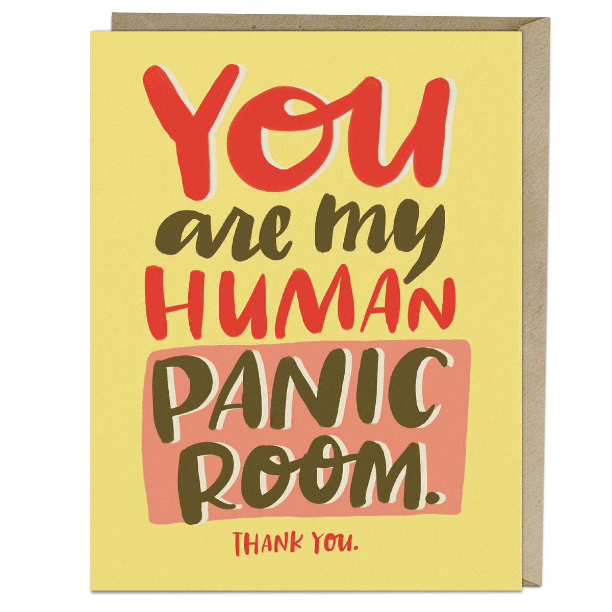 Human Panic Room Card