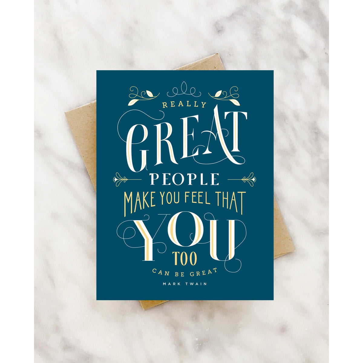 Great People Inspiration Card