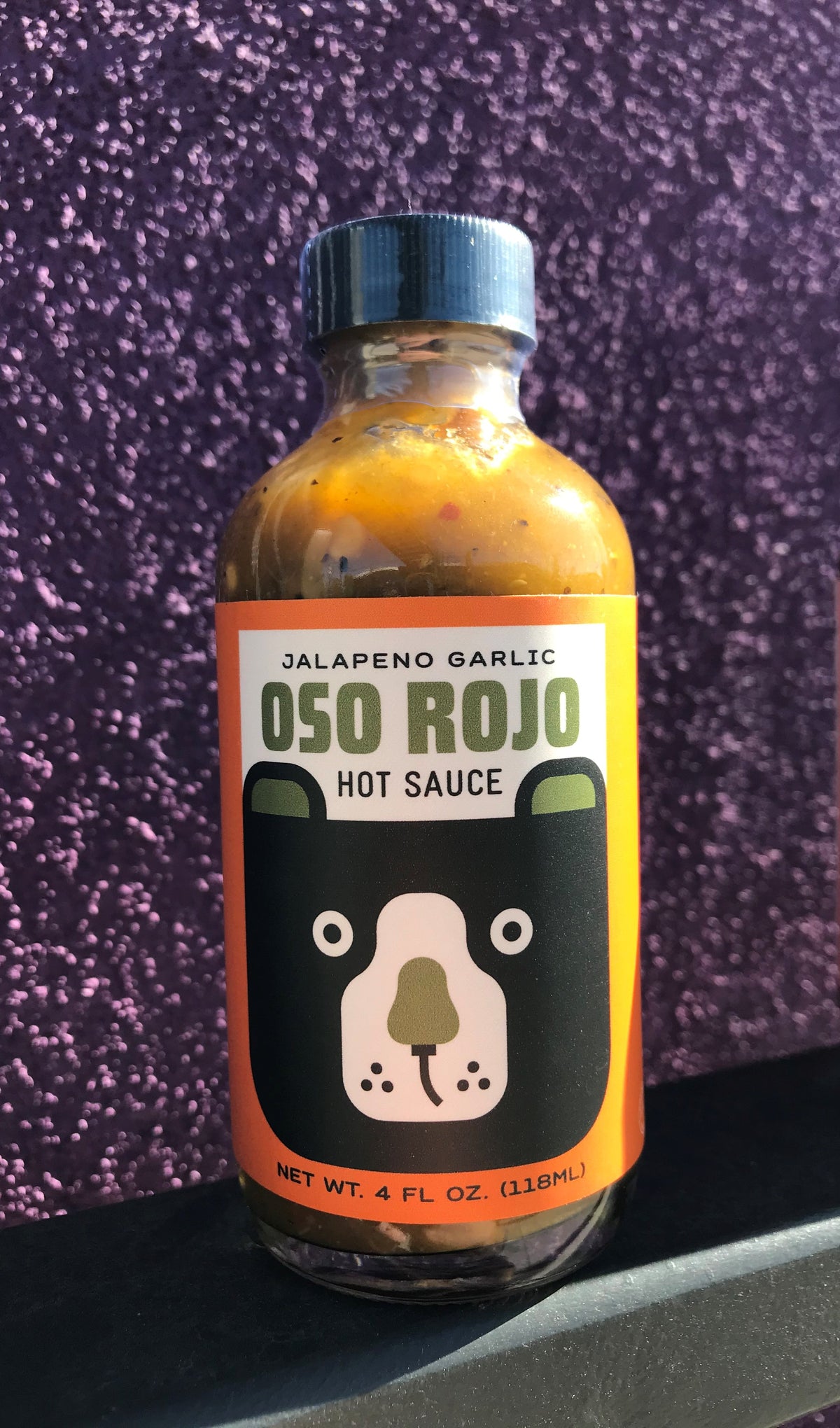 Oso Rojo Hot Sauce :: Jalapeno Garlic