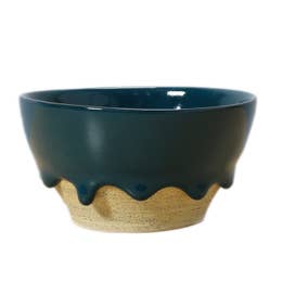 Juniper Blue Green Drip Glaze Giniewski Matcha Bowl