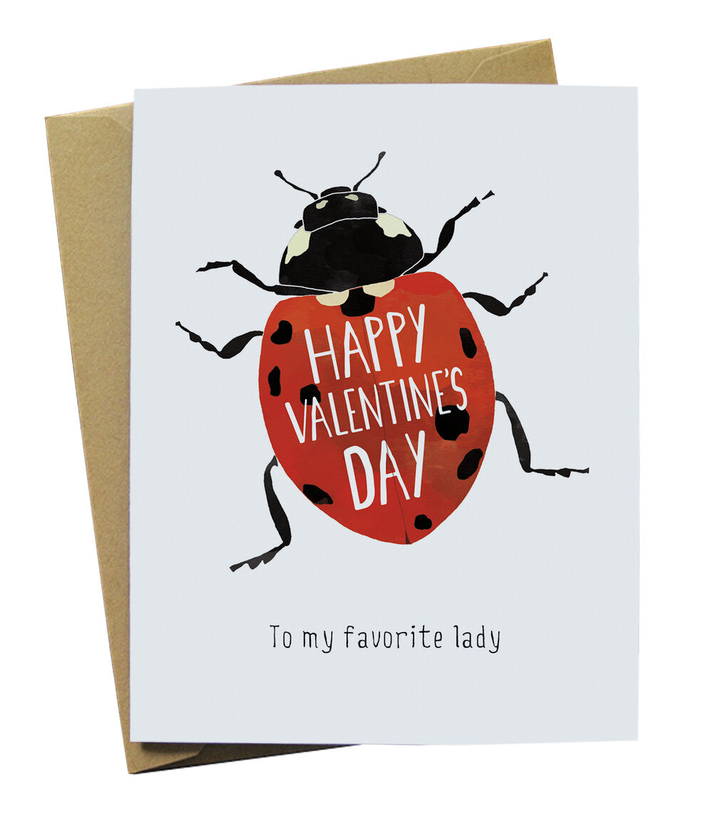 Ladybug Valentine Card 