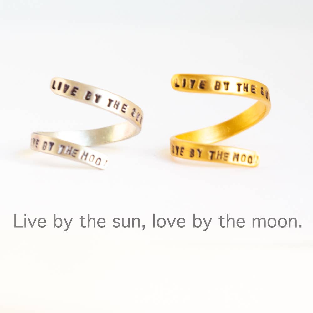 Live by the Sun, Love by the Moon Wrap Ring