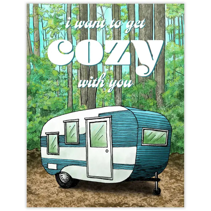 Cozy Camper Love Card