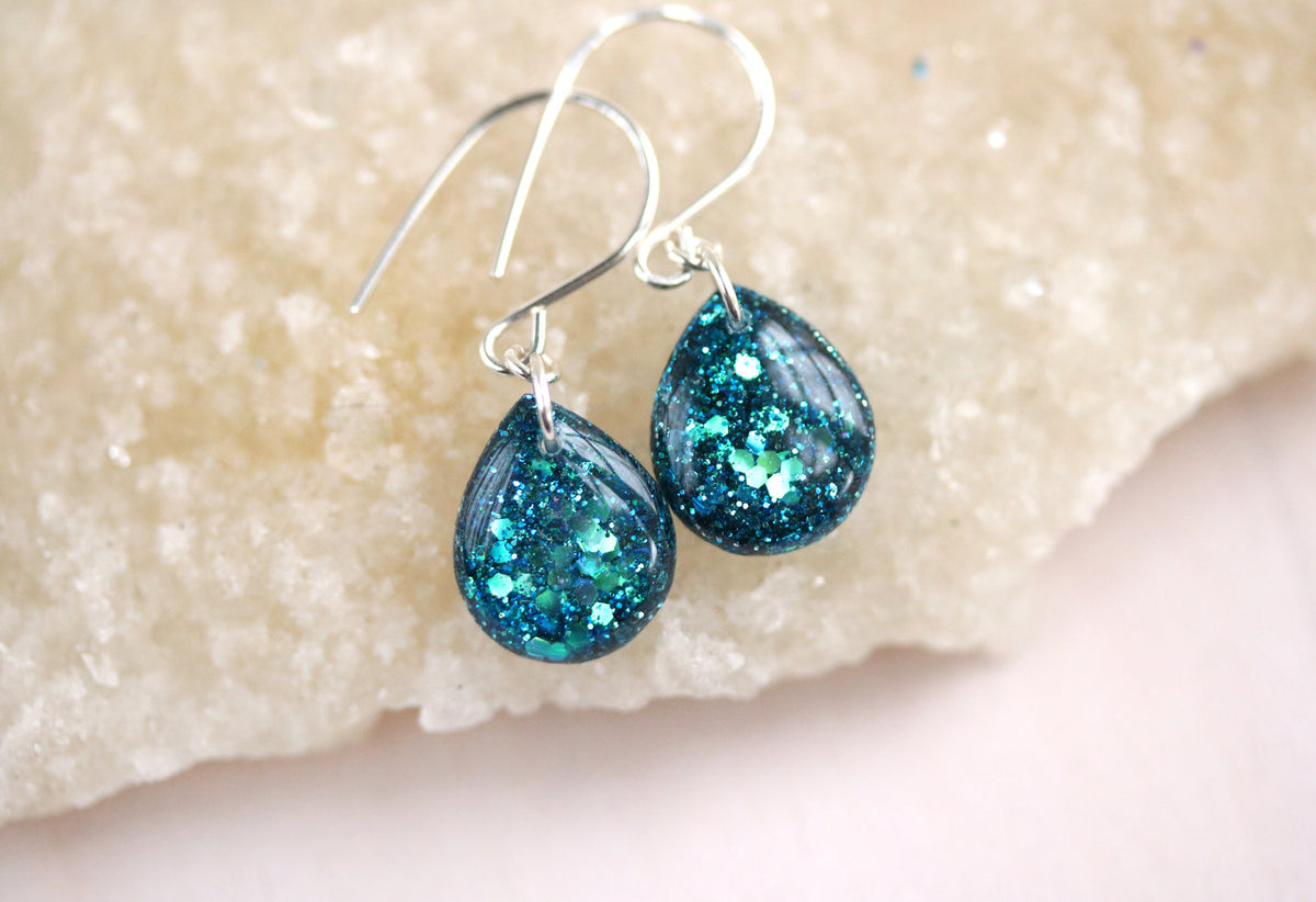 Mermaid Glitter Earrings
