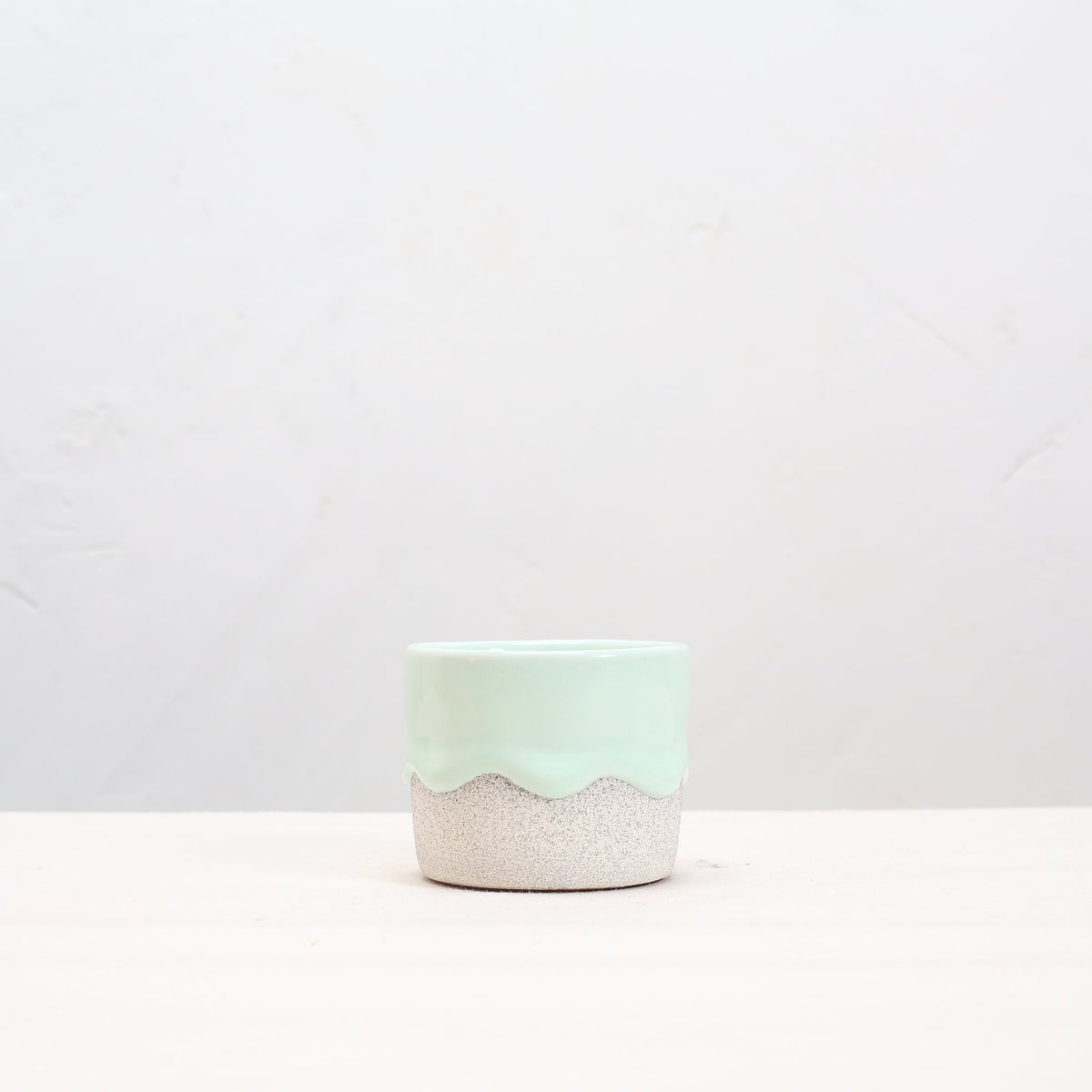 Mint and Ash Small Cylinder Bowl