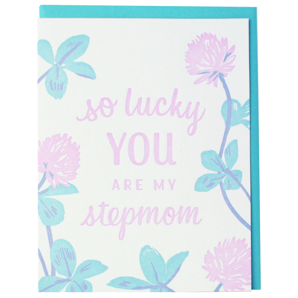 Clover Stepmom Mother's Day Card