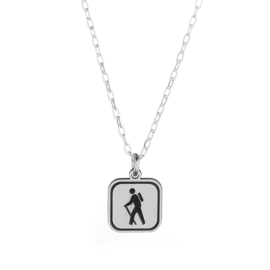 Climbing Mini Sign Necklace