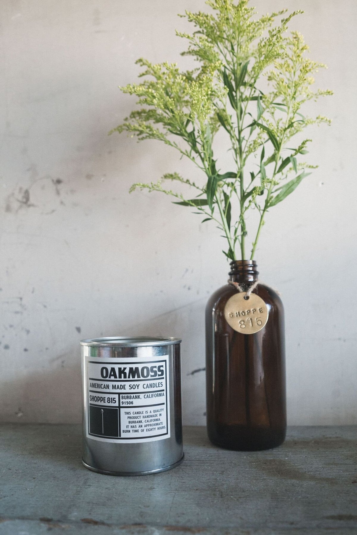 Oakmoss Soy Candle in a Tin Can 