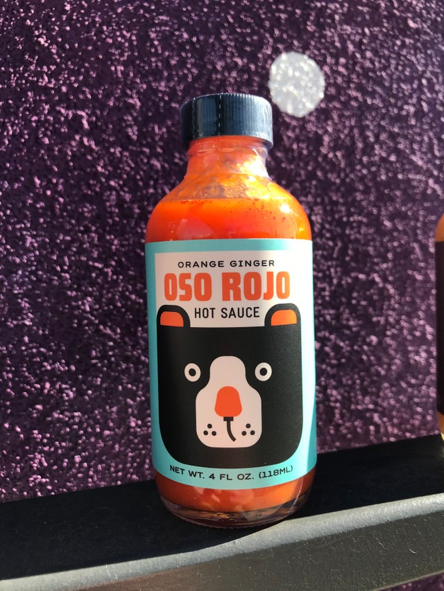 Oso Rojo Hot Sauce :: Orange Ginger