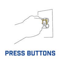 Press Buttons with a Careful Key