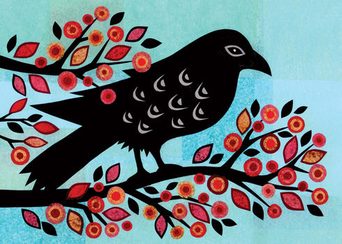 Raven Tree Kim Conway Halloween Card