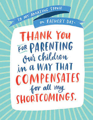 Father's Day Shortcomings Card