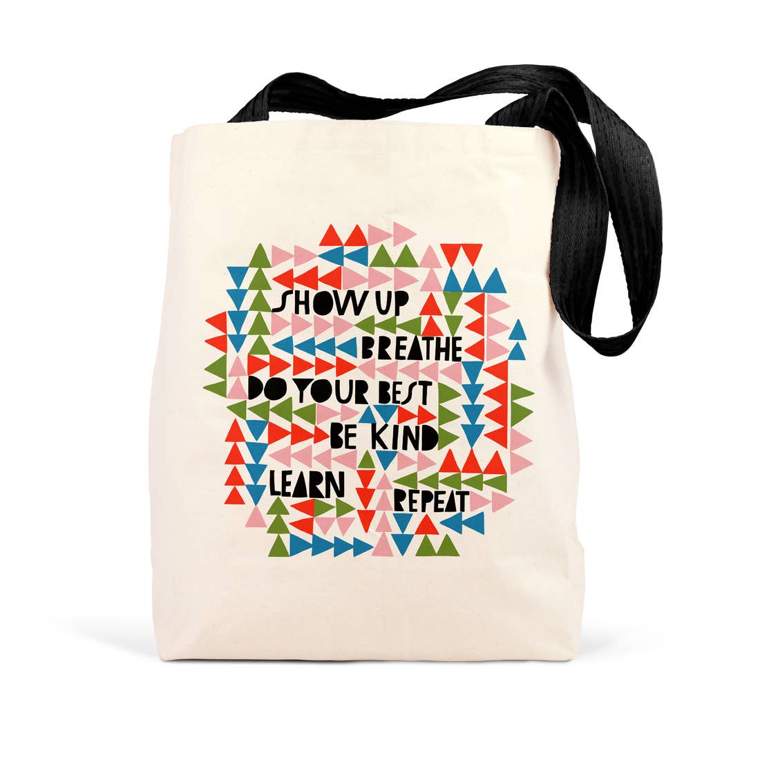 Show Up, Breathe Tote Bag