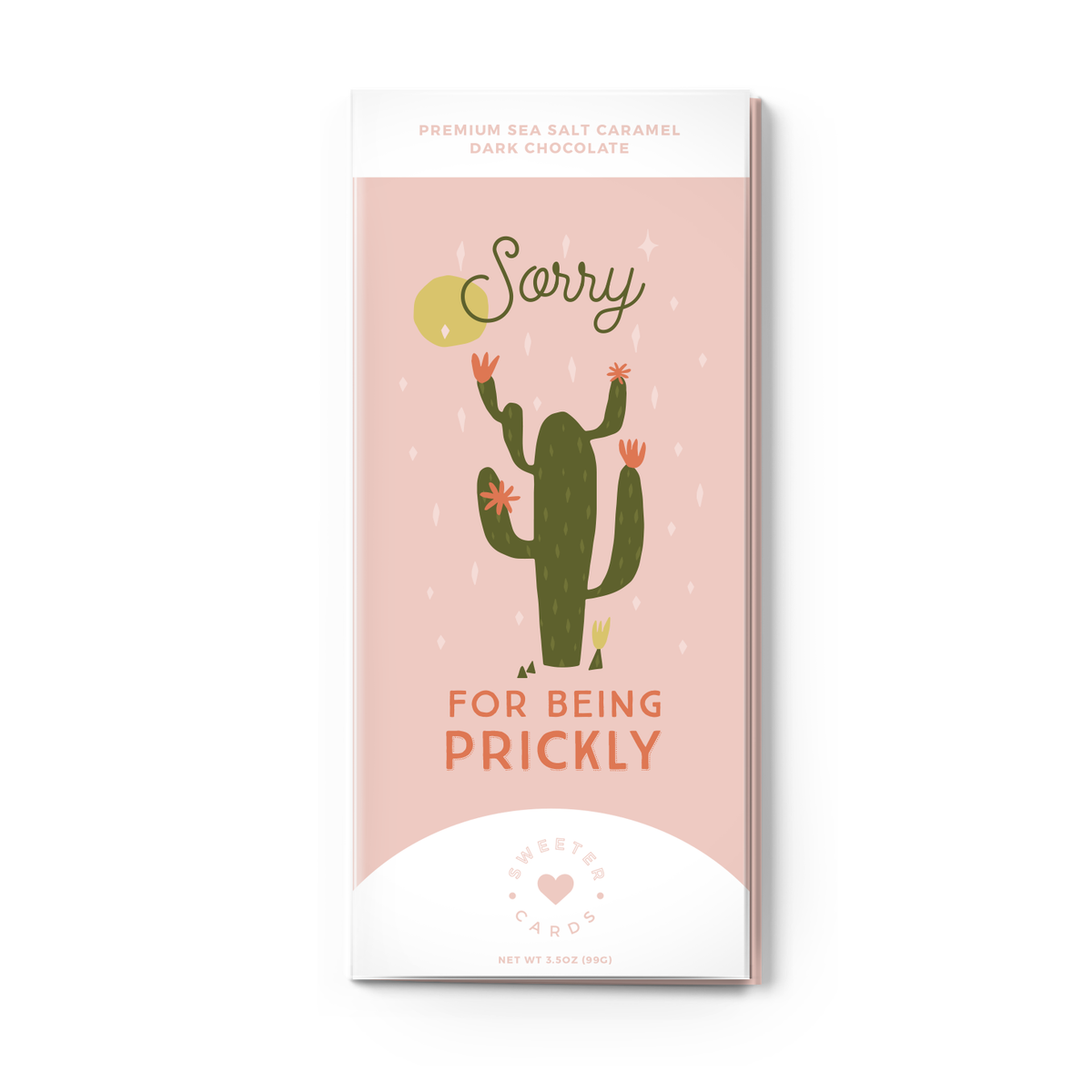 Sorry I'm Prickly Card + Chocolate Bar