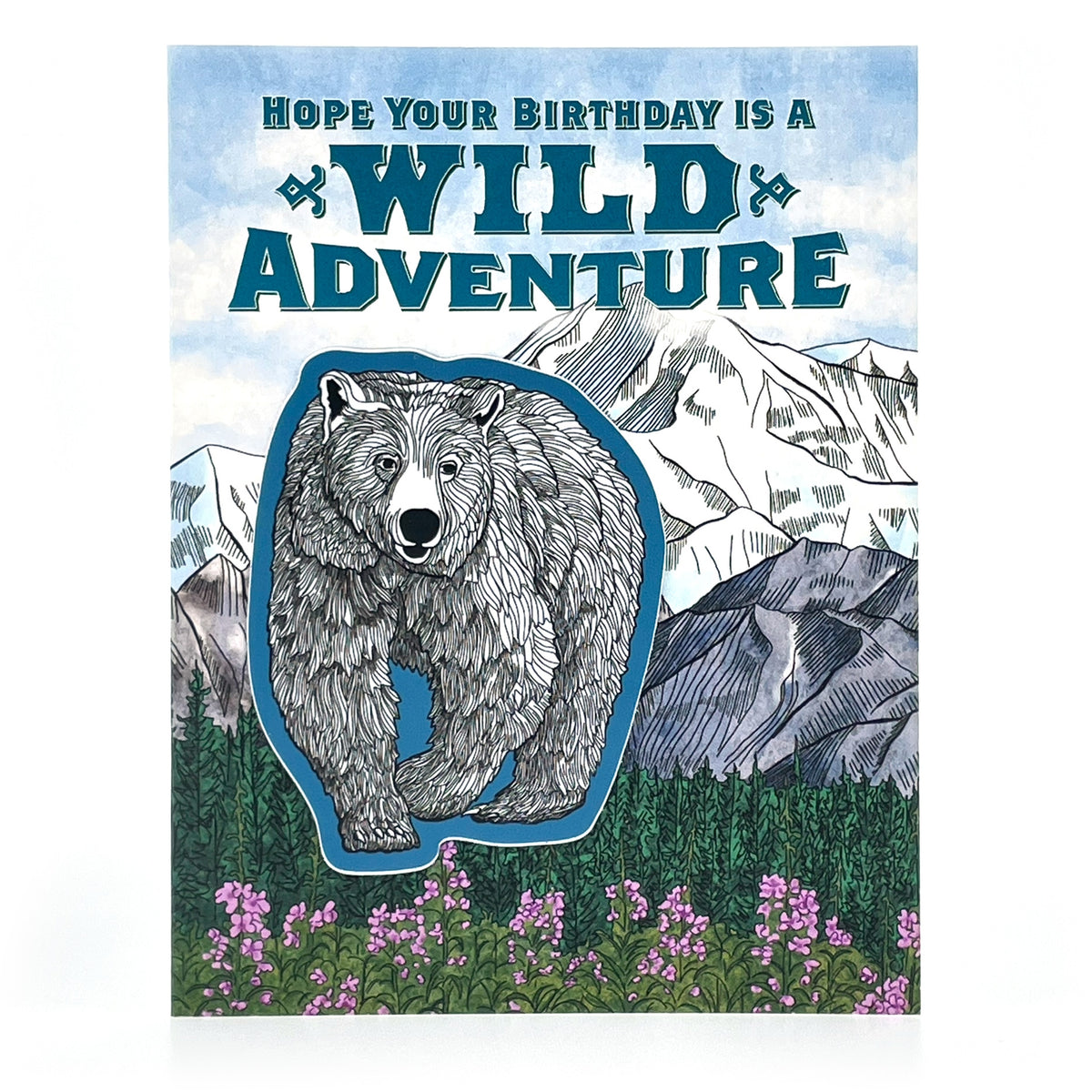 Grizzly Sticker + Card