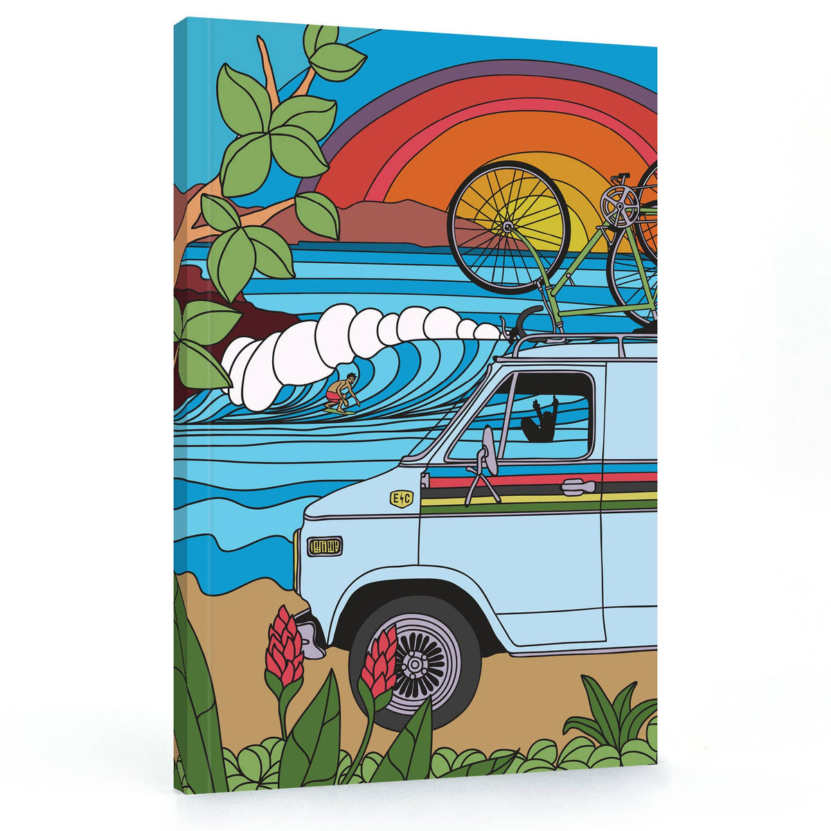 Surf Van Notebook