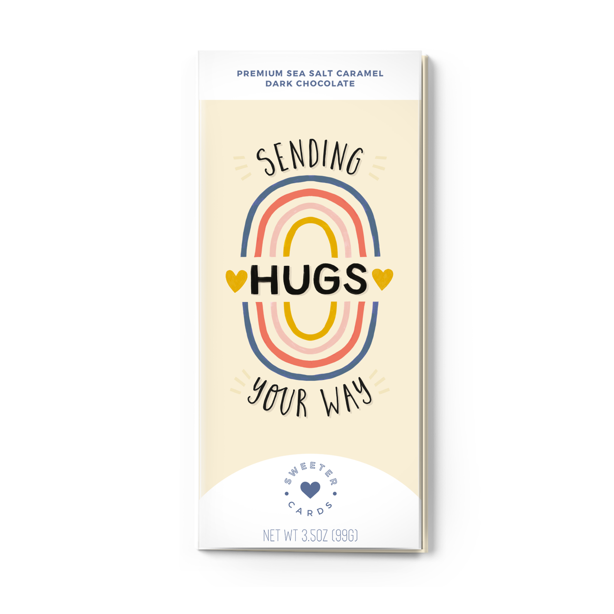 Sending Hugs Sympathy Card + Chocolate Bar