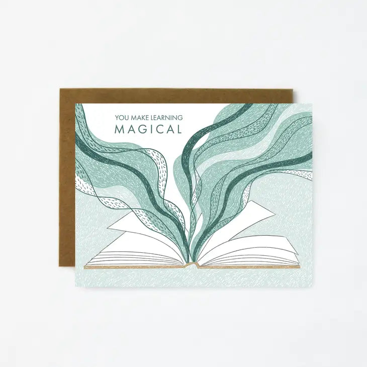 Magical Learning Teacher Appreciation Card