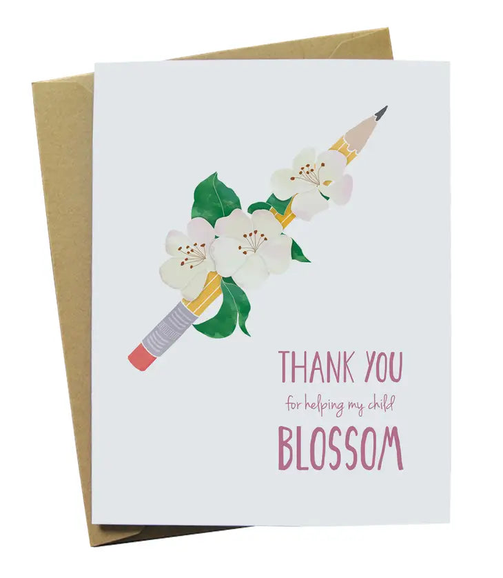 Blossom Teacher Appreciation Card