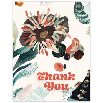 Anemone Thank You Card