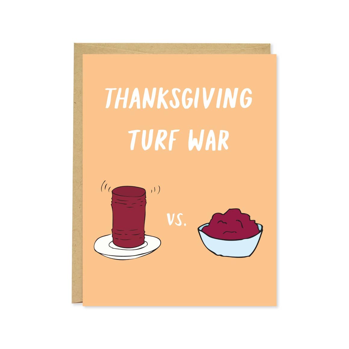Thanksgiving Cranberry Sauce Turf War Card