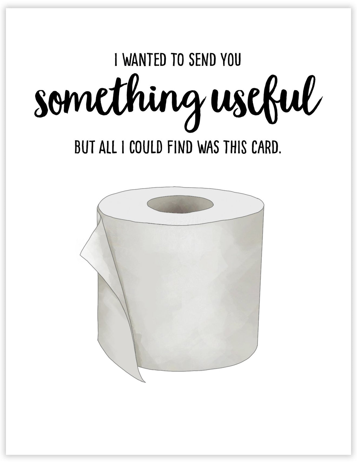Toilet Paper Card