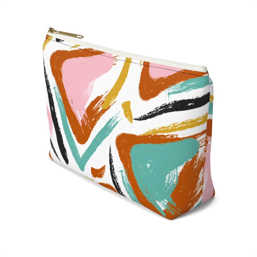 Abstract Triangle Pouch