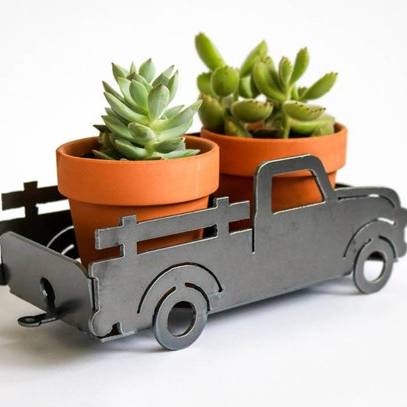 Metal Truck Succulent Planter