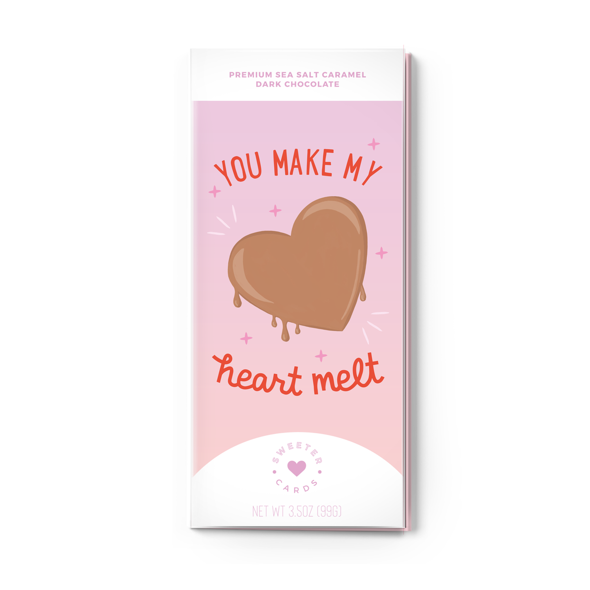 Make My Heart Melt Card + Chocolate Bar