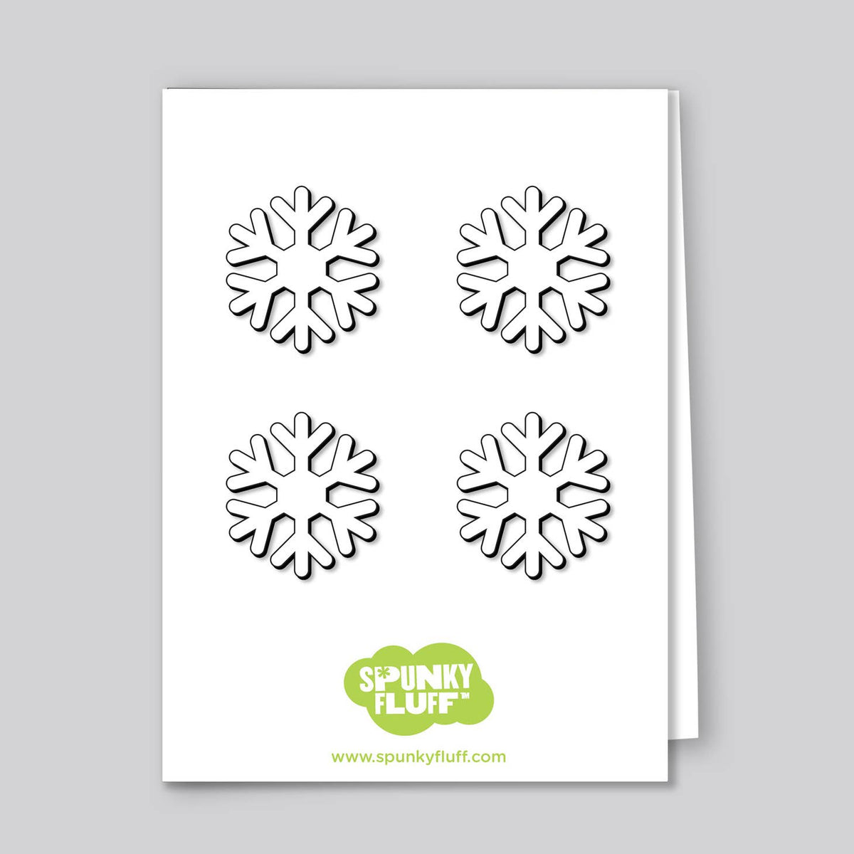 Limited-Edition Mitten Snowflake Magnets