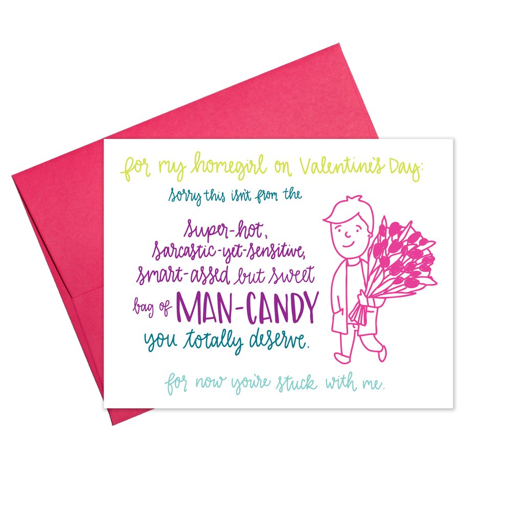 Lady Friend Valentines Card