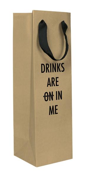 Drinks in Me Wine Bag