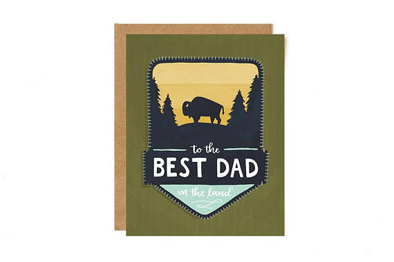 Best Dad in the Land Card