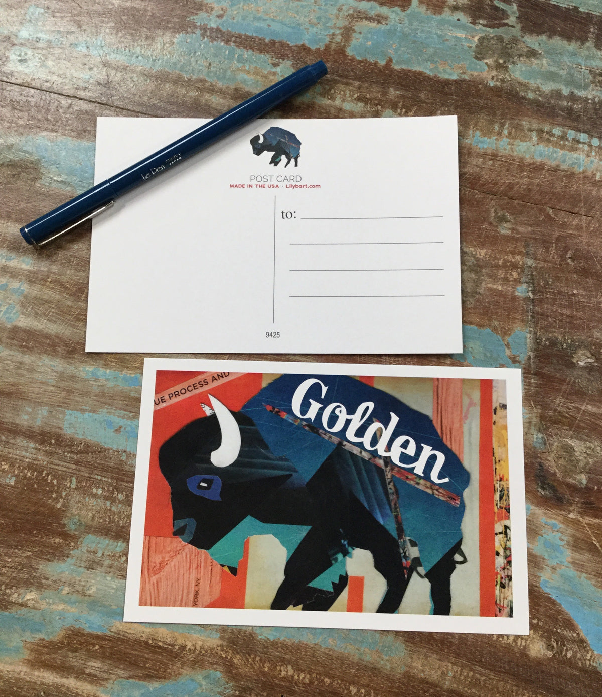 Golden Buffalo Postcard