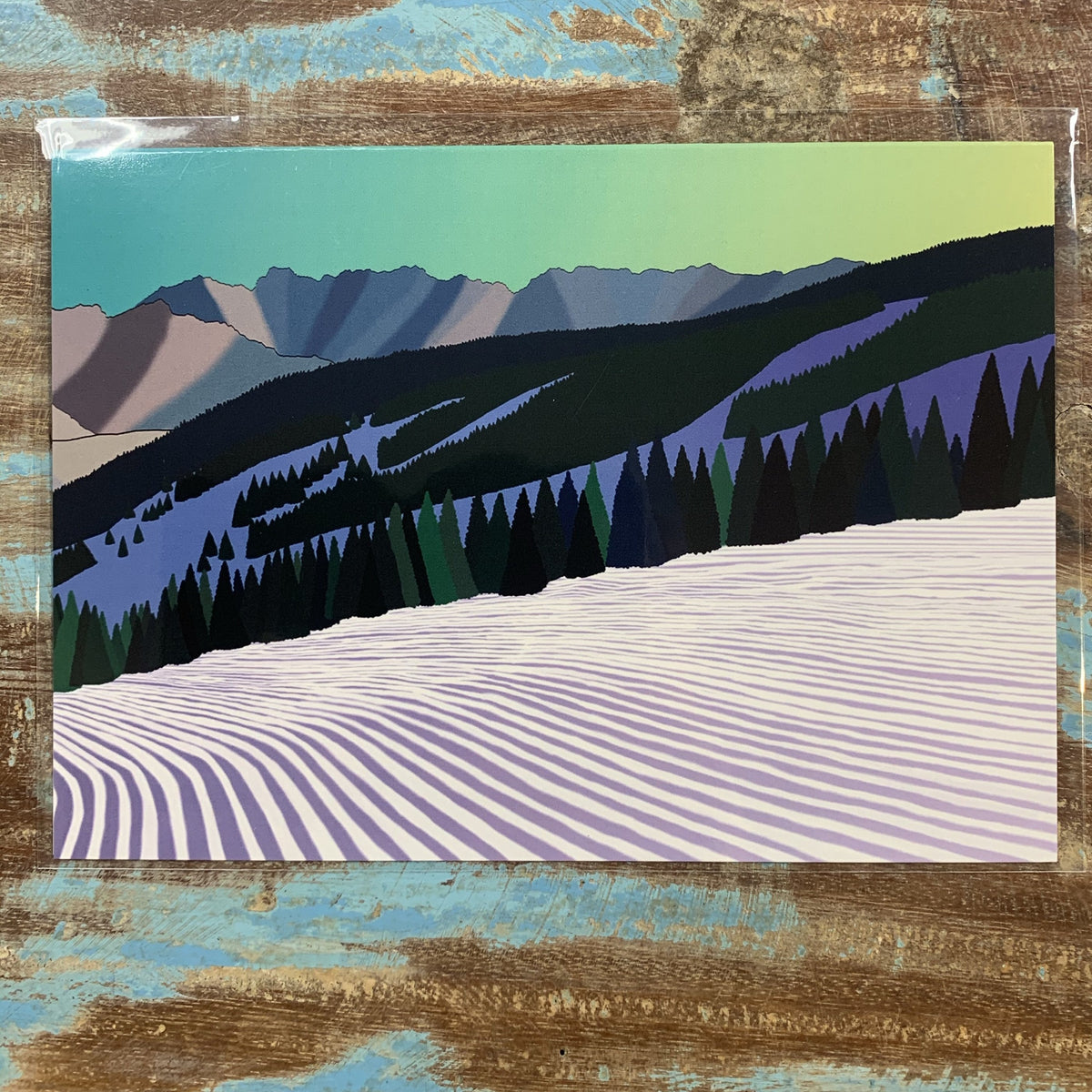 5x7 Greeting Card Version of "Vail" by Topher Strauss