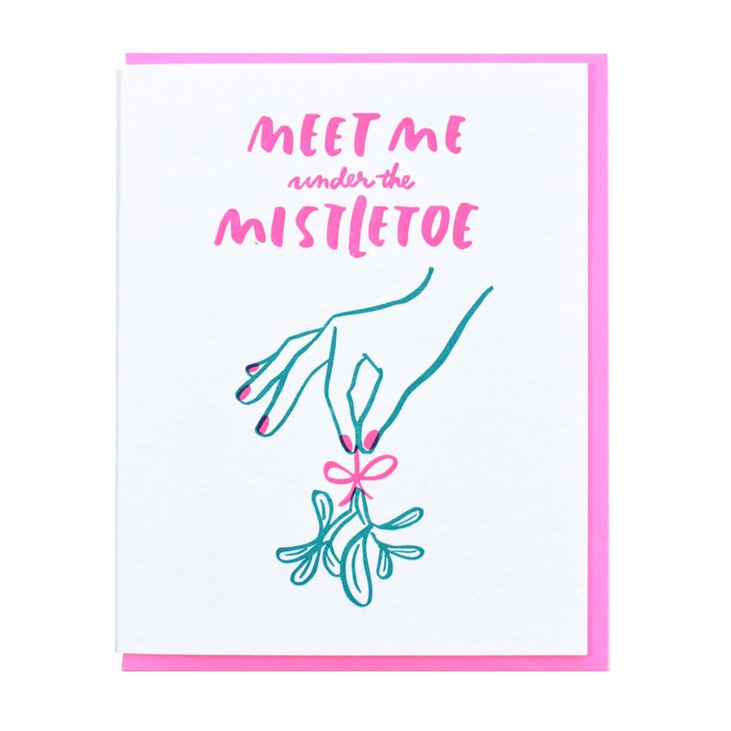 Meet Me Under the Mistletoe Card