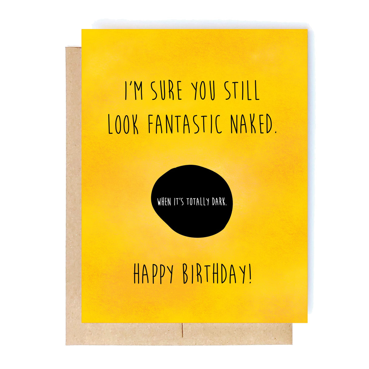 Naked Birthday Card