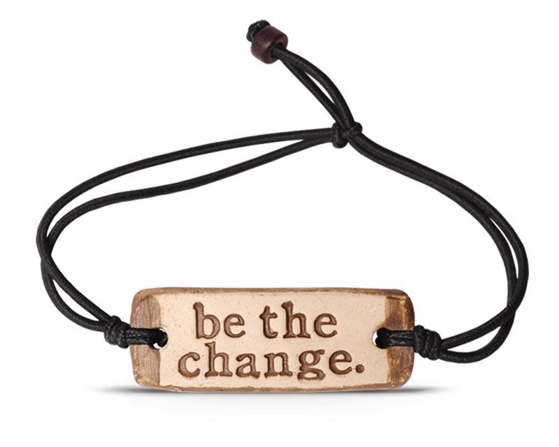be the change ceramic band bracelet